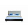 Manhattan Comfort Schwamm Queen Bed in Light Grey BD004-QN-LG